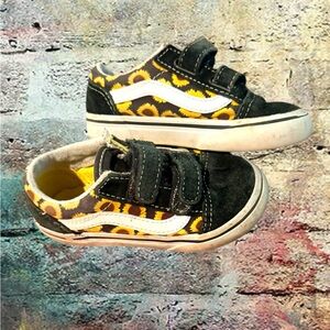 Vans Kids Sunflower Black Sneakers